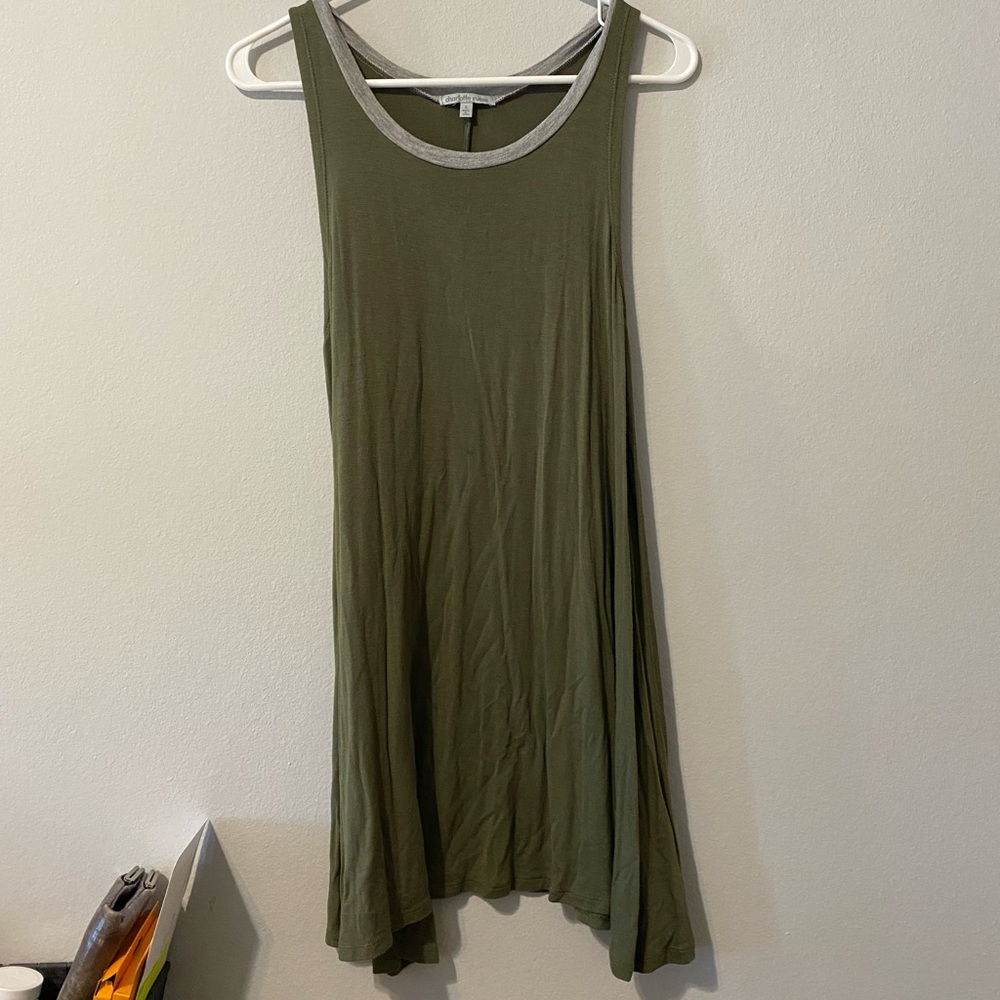 Charlotte Russe green midi dress